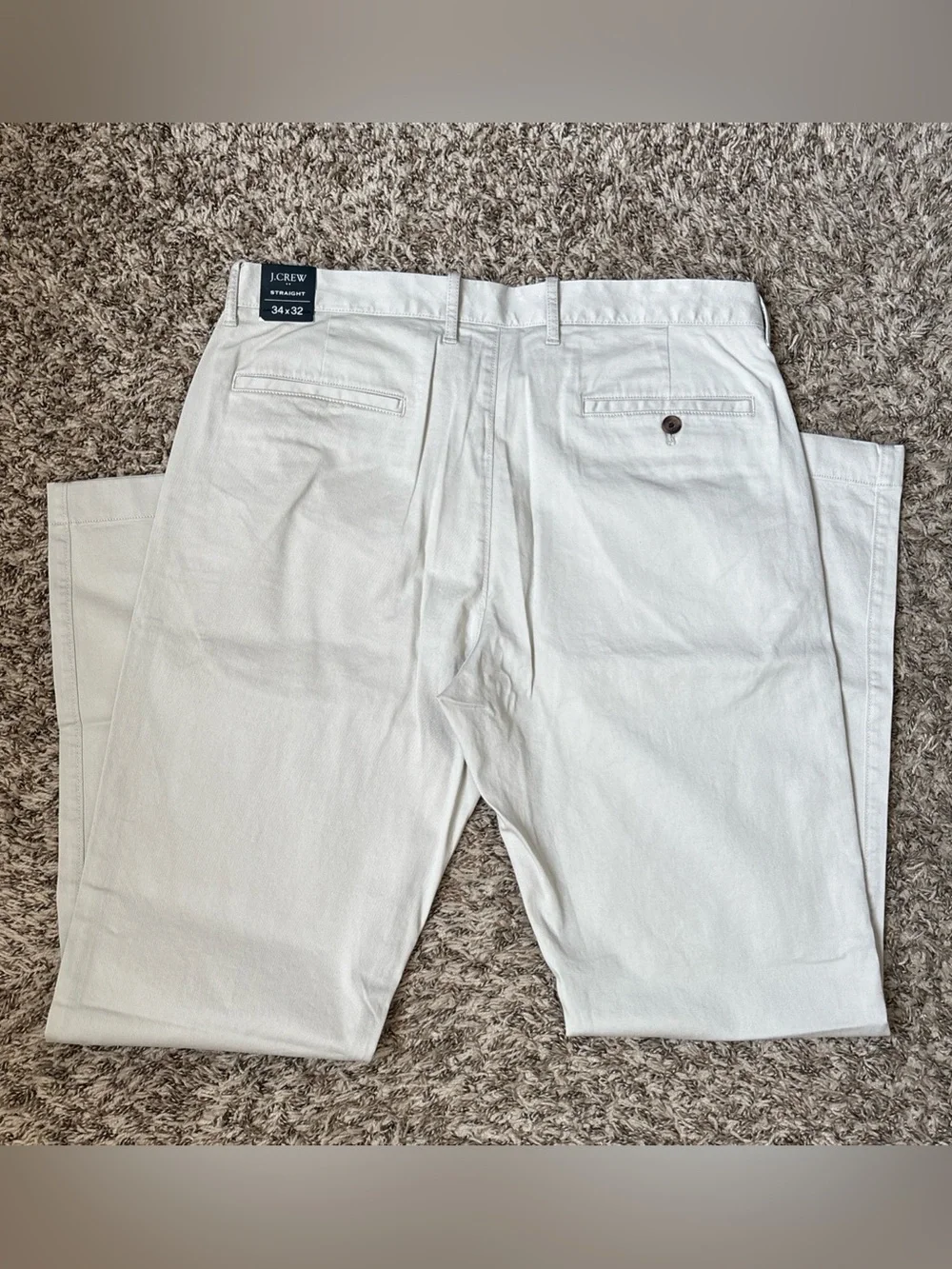 J. Crew Men's Chino Pants in Light Stone